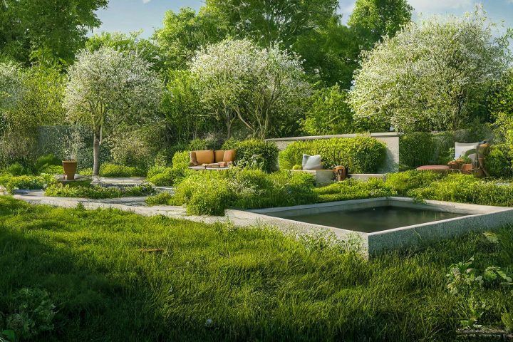 조경 잔디의 다재다능한 아름다움