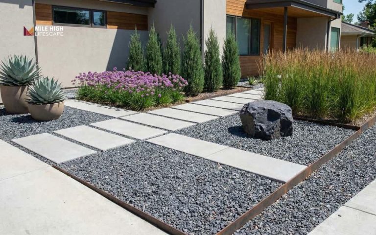 자갈과 암석 정원: 물도 적게, 관리도 간편